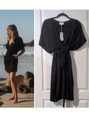 Hazel & Folk | Melody Mini Dress In Black